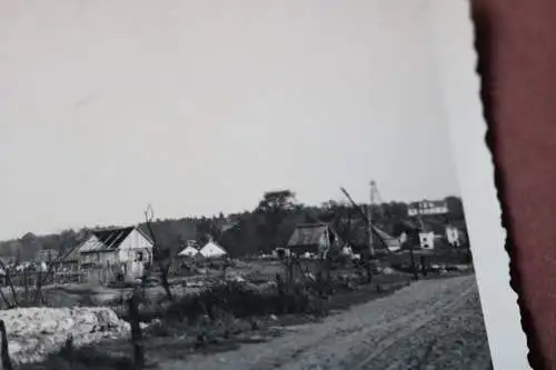 altes Foto - zerstörtes Dorf Kociol an der polnischen Grenze ?1940