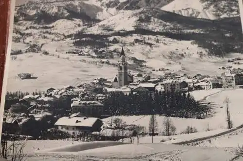 tolles altes Foto - Ort Cortina d´Ampezzo Januar 1945  Italien