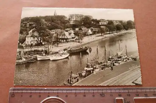 tolle alte Karte - Ostseebad Eckernförde -  60-80er Jahre ?