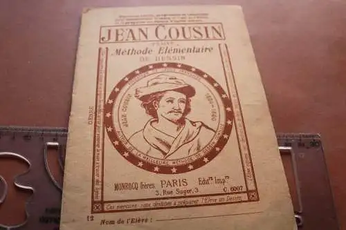 altes Lernheft Zeichnen ? Jean Cousin Méthode Elémentaire - Alter ????