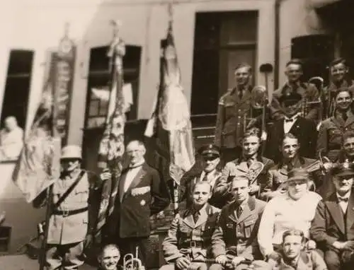 tolles altes Gruppenfoto - Soldaten Kriegsveteranen - Skagerrak 1916