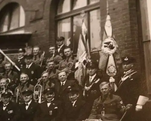 tolles altes Gruppenfoto - Soldaten Kriegsveteranen - Skagerrak 1916 
