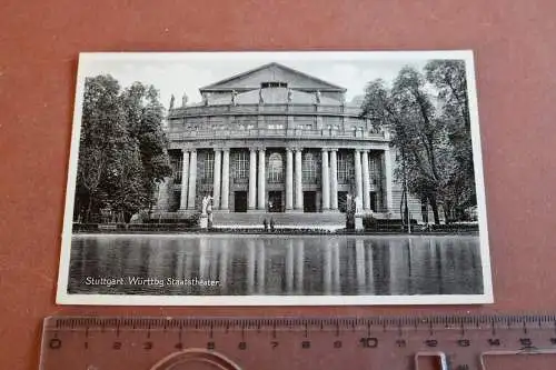 tolle alte Karte - Stuttgart - Württbg Staatstheater - 1936