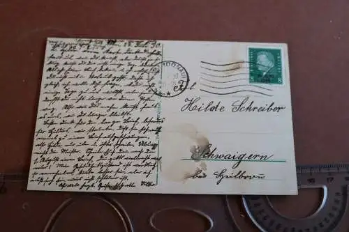 tolle alte Karte - Ulm - Ulmer Münster mit Spatz -  1930