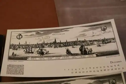 tolles altes Glasnegativ 13x18 - Ansicht Amsterdam   - Kalender 