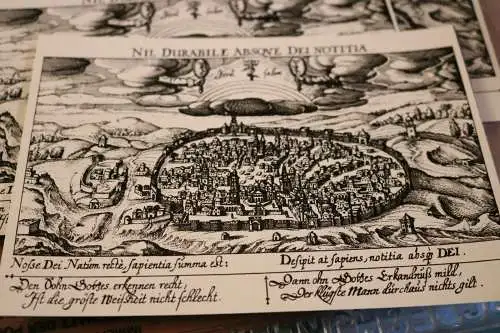 tolles altes Negativ - Ansicht Jerusalem 