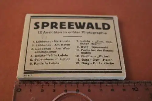 tolle alte Kleinbildserie - 12 Ansichten Spreewald  - Alter ???