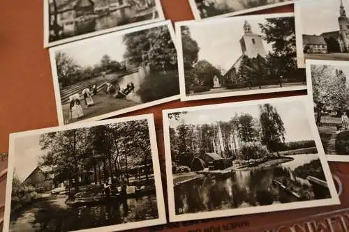 tolle alte Kleinbildserie - 12 Ansichten Spreewald  - Alter ???