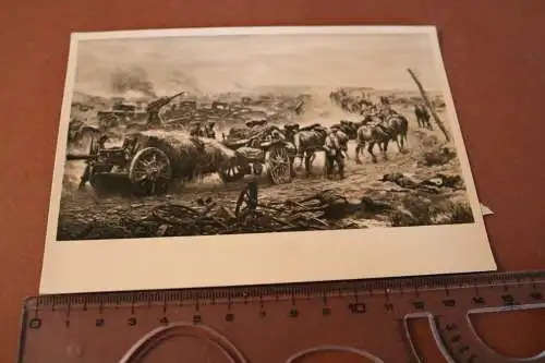 alte Karte - Szene Aus der Kesselschlacht bei Kiew 