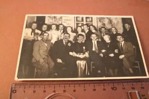 tolles altes Foto Gruppe Personen Rabensteiner´s Tanzinstitut - Tanzschule 1949