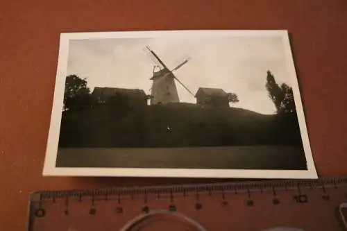 tolles altes Foto - mir unbekannte Windmühle - Ort ???