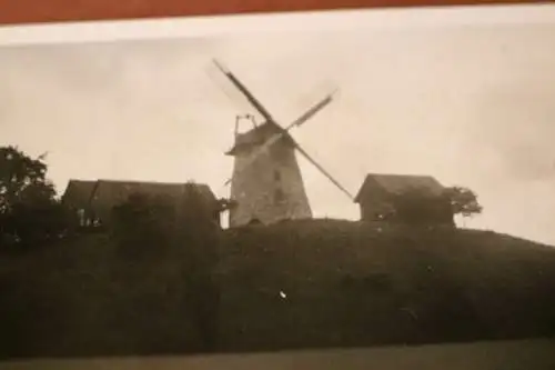 tolles altes Foto - mir unbekannte Windmühle - Ort ???