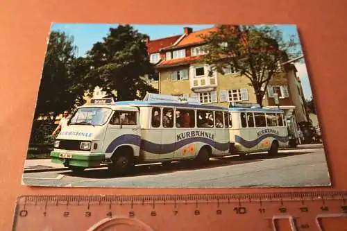 tolle alte Karte - Bad Wörishofen - Kurbähnle 1980 