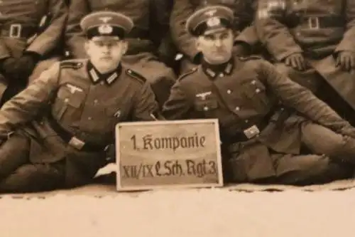 tolles altes Gruppenfoto - Landesschützen-Regiment 3  ??? L.Sch.Rgt. 3