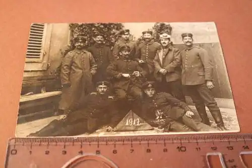 tolles altes Foto - Gruppe Soldaten Inf.Regt. 47 ?? 1917