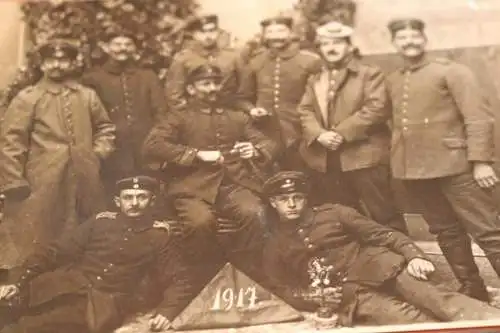 tolles altes Foto - Gruppe Soldaten Inf.Regt. 47 ?? 1917