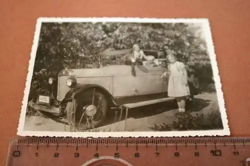 tolles altes Foto - mir unbekannter Oldtimer - Logo eine 8 ??? 1920-30 ??