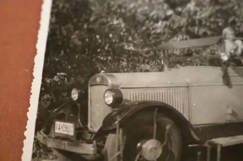 tolles altes Foto - mir unbekannter Oldtimer - Logo eine 8 ??? 1920-30 ??