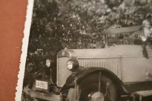 tolles altes Foto - mir unbekannter Oldtimer - Logo eine 8 ??? 1920-30 ??