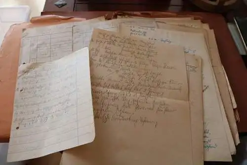 dicke Schulmappe eines Flugschülers Fluglehrerschule Quedlingburg 1942 