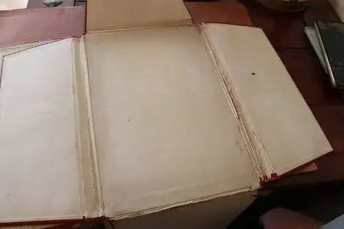 tolle alte rote Mappe - Kriegs-Berichte und Erinnerungen - 1. Weltkrieg ?