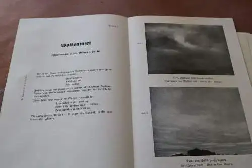 alte Papiere Luftwaffe - Flugmeldesignaltafel, Wolkenerkennung Erkennung 30er Ja