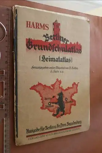 Reste - Harms Berliner Grundschulatlas ca 1930