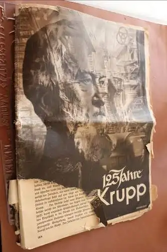 alte Zeitschrift  - 125 Jahre Krupp -  1937 