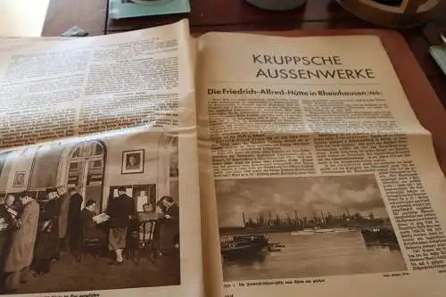 alte Zeitschrift  - 125 Jahre Krupp -  1937 