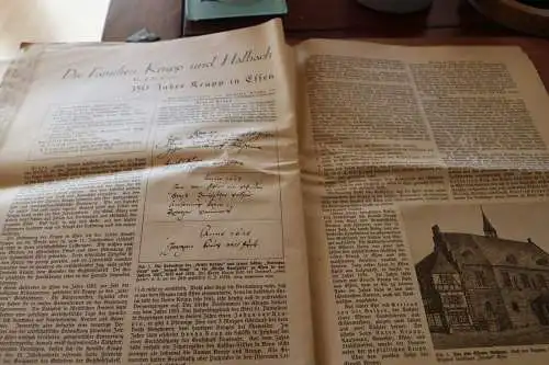 alte Zeitschrift  - 125 Jahre Krupp -  1937 