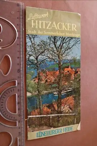 Altes Werbeprospekt - Luftkurort Hitzacker - 50-60er Jahre ?