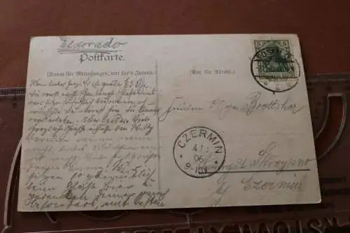 tolle alte Karte - Original ung. Magnaten-Kapelle I. Ranges  1906