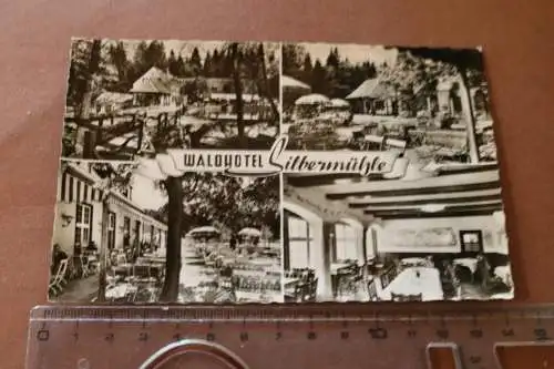 tolle alte Karte Waldhotel Silbermühle Leopoldstal 1967