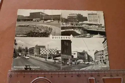 Tolle alte Karte - Ansichten Duisburg 1967