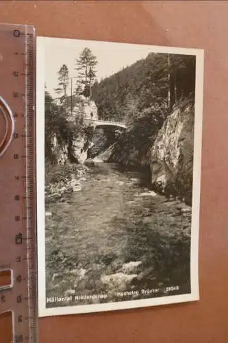 Tolle alte Karte - Höllental Niederdonau - Hochsteg - Niederösterreich