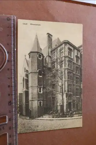 Tolle alte Karte - Gebäude - Rihourpalast - Lille ??? 1917