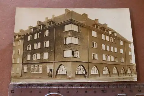 tolles altes Foto - Mehrfamilienhaus - Architektur - Ort ??? 20-30er Jahre 