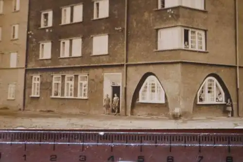 tolles altes Foto - Mehrfamilienhaus - Architektur - Ort ??? 20-30er Jahre 
