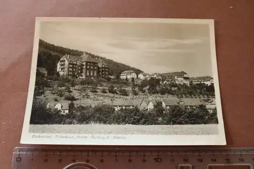 Tolle alte Karte Diakonissen Mutterhaus Hebron Marburg - 1950