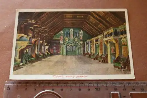 Tolle alte Karte Eisenach Wartburg - Bankettsaal  1900-20