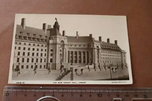 Tolle alte Karte The new County Hall   - London - 1914