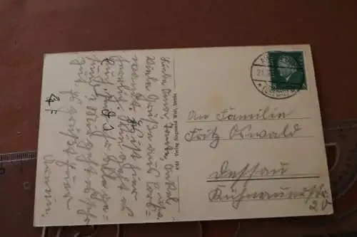 tolle alte Karte seebad Ahlbeck Seebrücke 1930