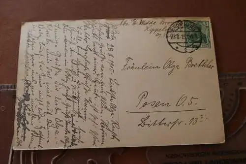 tolle alte Karte - Abschied nach Bild von R. Poetzelberger 1915