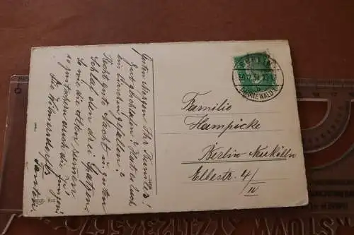 tolle alte Karte Schornsteinfeger und Kinder - Neujahrswünsche 1930