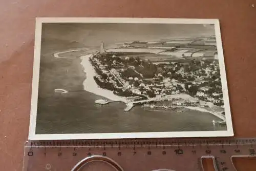 Tolle alte Karte Ostseebad Laboe - Luftaufnahme - 1953