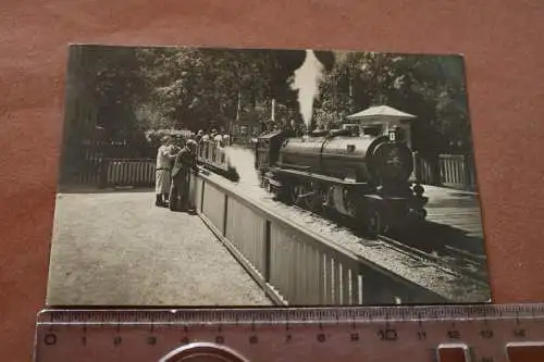 Tolle alte Karte - Liliput-Bahn - Dampflok - München 1925