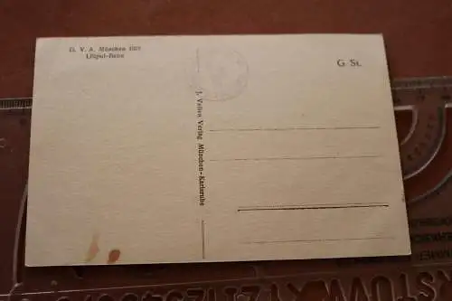 tolle alte Karte - Liliput-Bahn - Dampflok - München 1925 