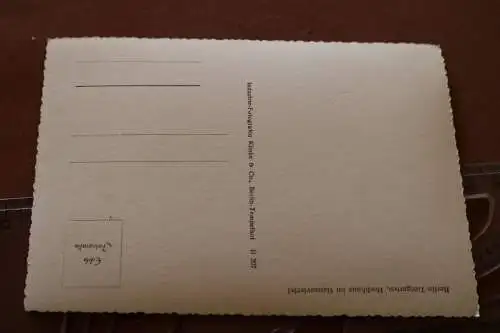 tolle alte Karte - Berlin Tiergarten - Interbau - Seilbahn - 70er Jahre ?