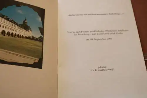 tolles Heft - Festvortrag - 350 Jahre Forschungs- und Landesbibliothek Gotha 199