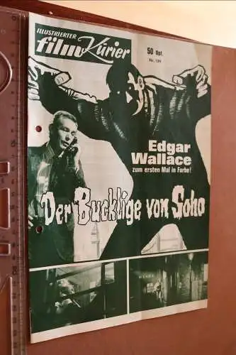 Tolles altes Filmheft - Illustr. filmKurier Edgar Wallace - Der Buckelige von So